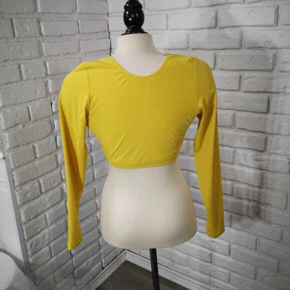 Swimsuits for All Ladies Size 16D/DD Lightly Padded Yellow Swim Top Only - Picture 2 of 10